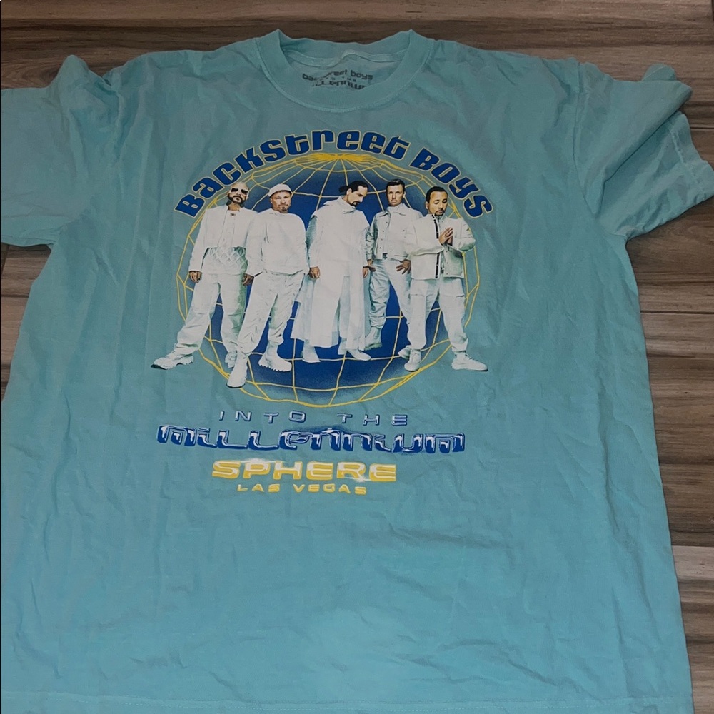 Backstreet Boys Blue Graphic T-Shirt from Sphere Las Vegas